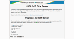 Desktop Screenshot of dcm.uhcl.edu