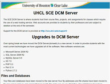 Tablet Screenshot of dcm.uhcl.edu
